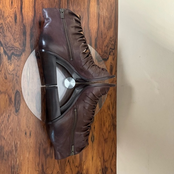 Frye Sophia Braided Peep Toe Booties - Picture 11 of 16